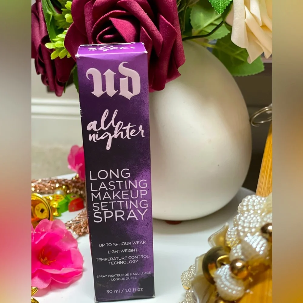 💆🏻‍♀️Urban Decay all nighter long lasting makeup setting spray 1.0 fl oz BNWT